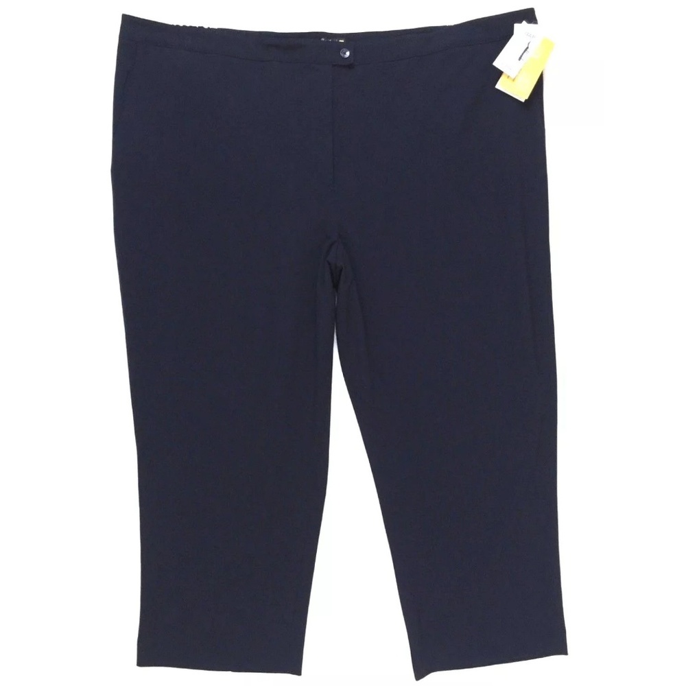Navy Blue / Black Dress Pants Plus Size 34W Petite